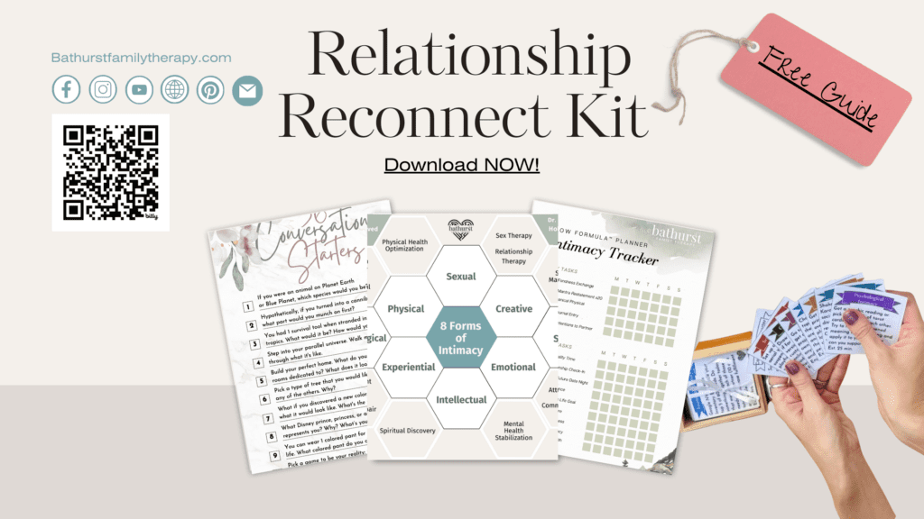 Hand holding date card idea kit, checklist, conversation starters, intimacy map